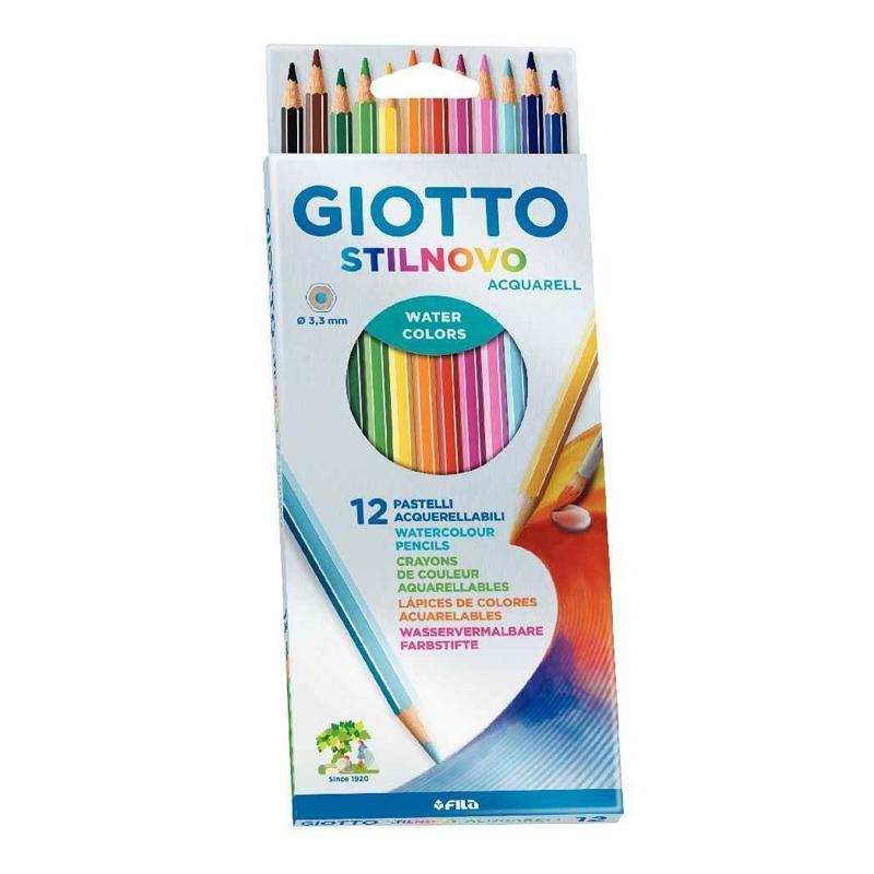 (255700ES) LAPIZ DE COLOR GIOTTO X12 ACUARELAB - ESCOLAR - LAPICES