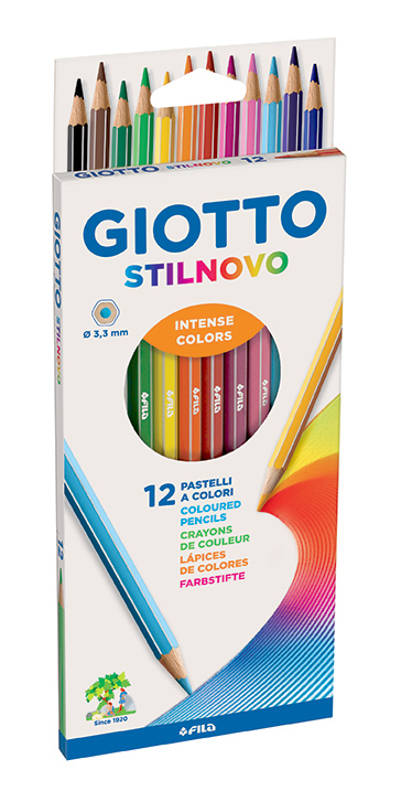 (256500) LAPIZ DE COLOR GIOTTO X12 LARGOS - ESCOLAR - LAPICES