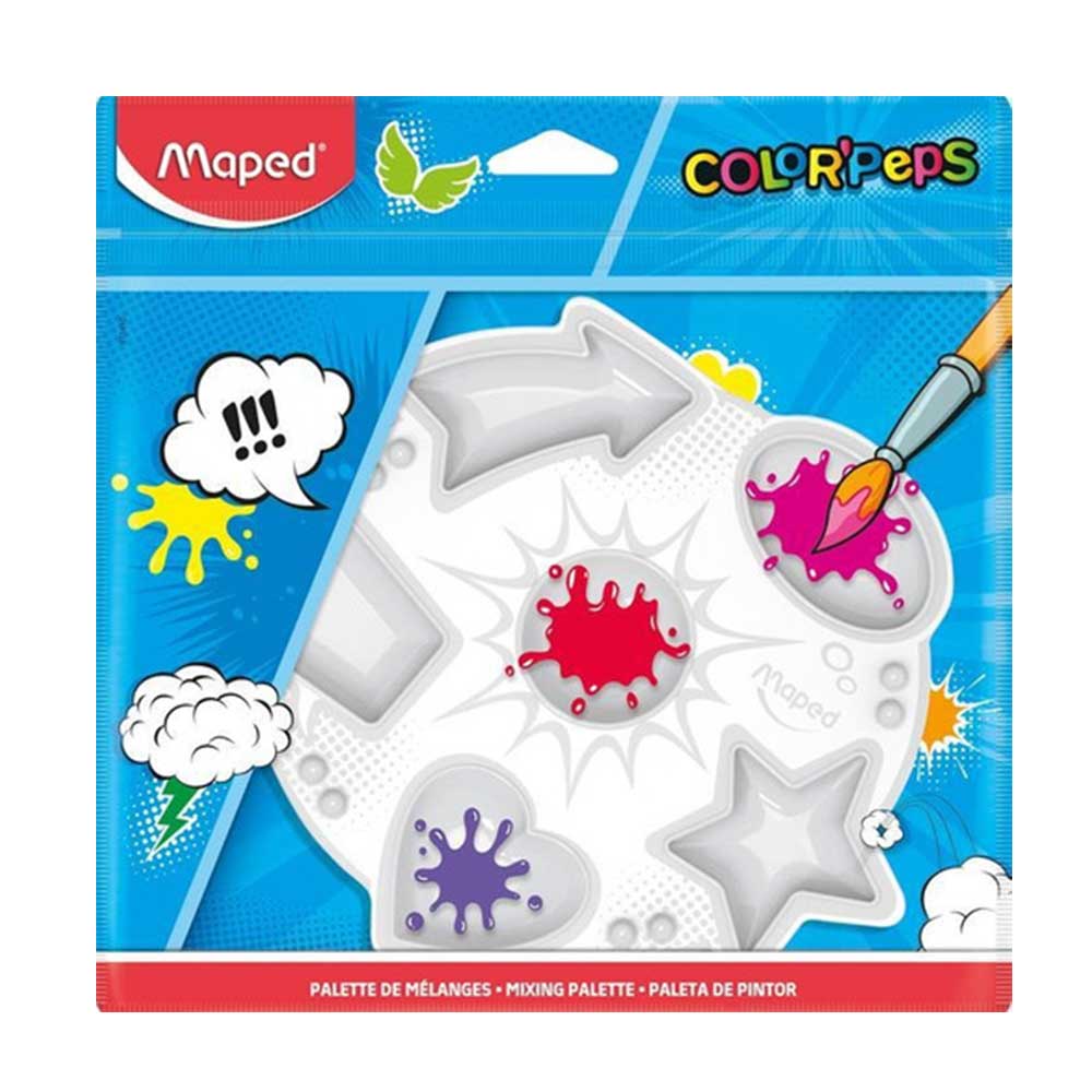 (811410) PALETA MAPED P/TEMPERA - ESCOLAR - MEZCLADOR