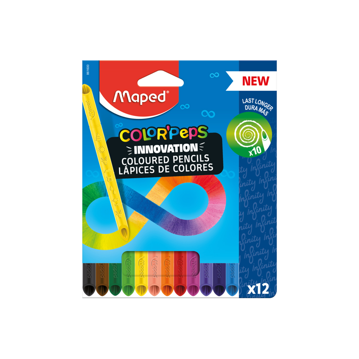 (861600) LAPIZ DE COLOR MAPED INFINITY X12 - ESCOLAR - LAPICES