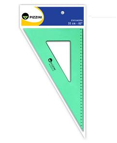 (CON04) ESCUADRA PIZZINI 35X60 S-BIS - ESCOLAR - REGLA