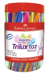 (CON108C) BOL FABER-CASTELL POTE X48 COLOR - ESCOLAR - BOLIGRAFOS