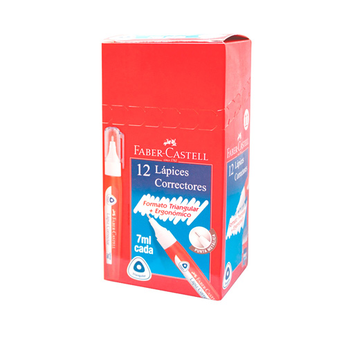 (CON114) CORRECTOR FABER CASTELL LAPIZ 8ML - ESCOLAR - CORRECTORES