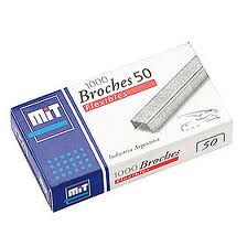 (CON123) BROCHES PARA ABROCH MIT N50 X1000U - COMERCIAL - BROCHES PARA ABROCHADORAS