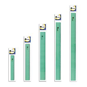 (CON19) REGLA PIZZINI 50CM LINEA VERDE - ESCOLAR - REGLA
