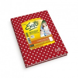 (CON300R) CUAD.EXITO E1 FORRADO 48HS LUN.ROJO - ESCOLAR - CUADERNOS