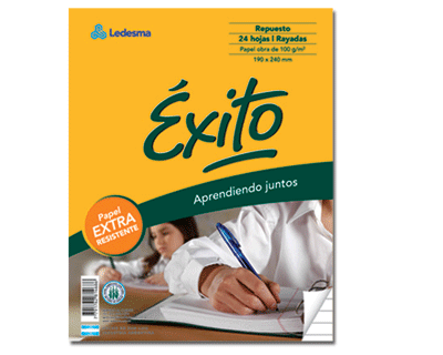 (CON57R) REP.EXITO ECO X24 RAYADO - ESCOLAR - REPUESTOS DE HOJAS