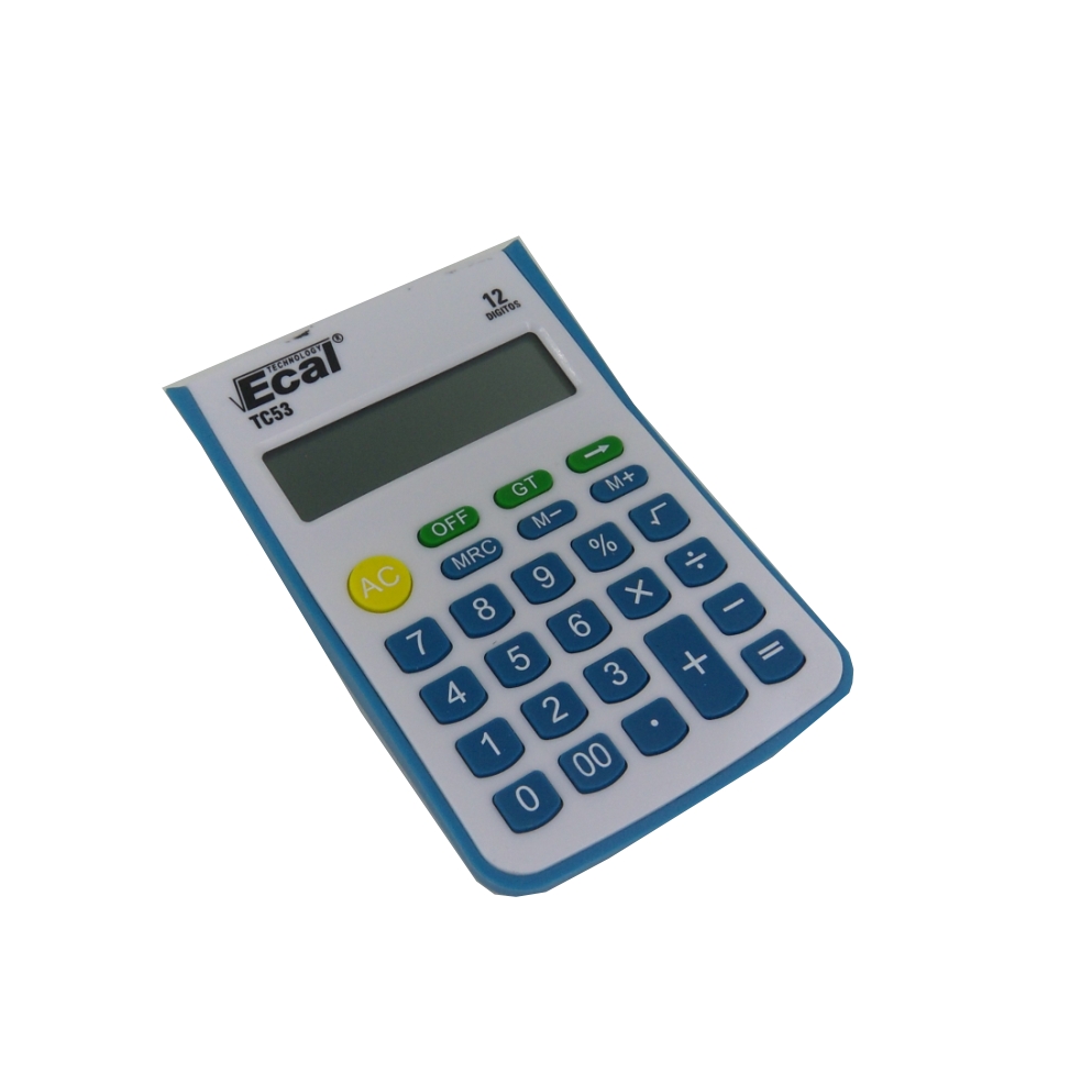 (LAM264) CALCU ECAL BOLS.8DIG TC53 C/PILAS - COMERCIAL - CALCULADORAS