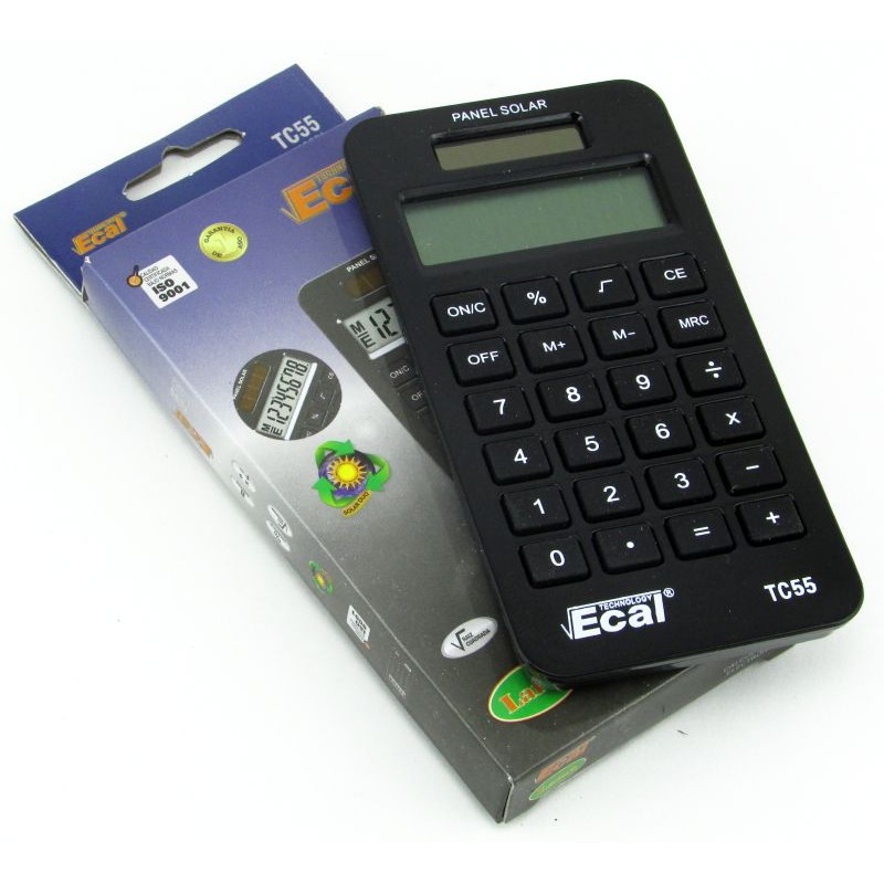 (LAM266) CALCU ECAL BOLS.8DIG TC55 C/PILAS - COMERCIAL - CALCULADORAS