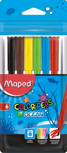 (MAP320) MARCADOR MAPED OCEAN X6 4572 - ESCOLAR - MARCADORES