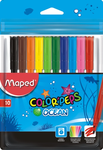 (MAP321) MARCADOR MAPED OCEAN X10 5724 - ESCOLAR - MARCADORES