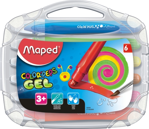 (MAP325) CRAYONES MAPED GEL X6 836306 - ESCOLAR - CRAYONES