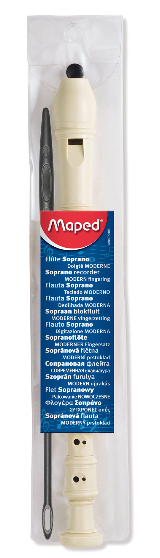 (MAP50) FLAUTA MAPED 7110 MODERNA PLASTICA - ESCOLAR - FLAUTA