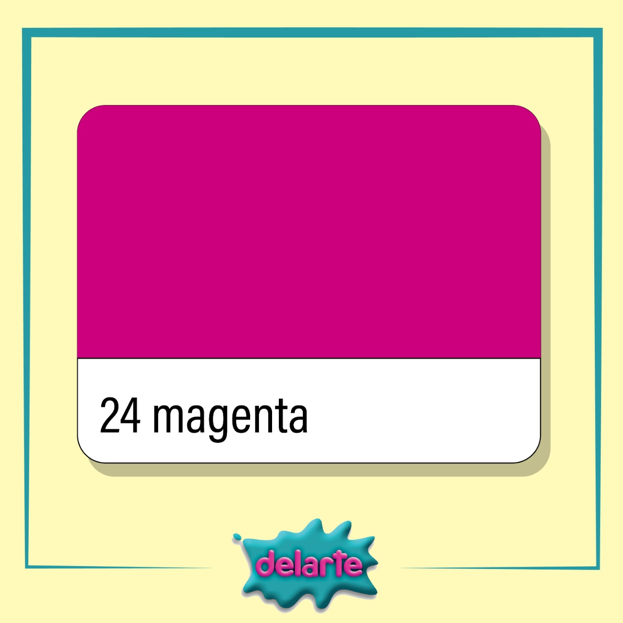 (MOD01MG) ACRILICO DELARTE 50CC MAGENTA - ARTISTICA - PINTURA ACRILICA