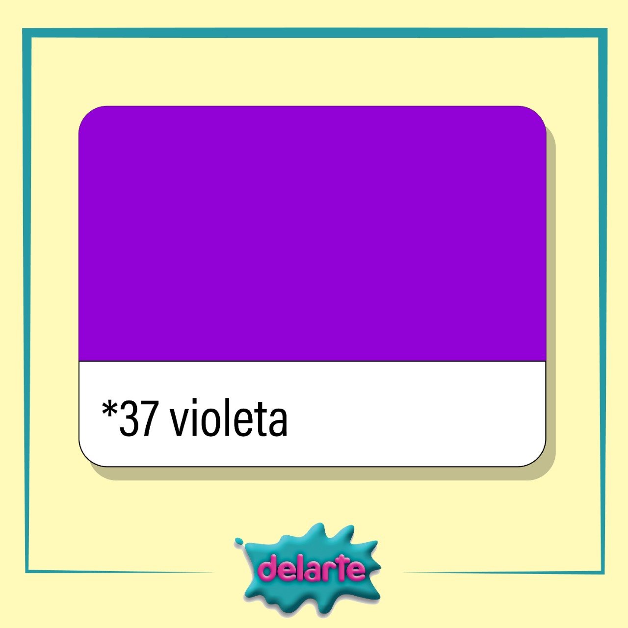 (MOD01W) ACRILICO DELARTE 50CC VIOLETA - ARTISTICA - PINTURA ACRILICA