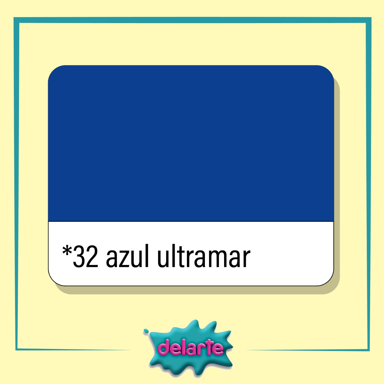 (MOD01ZU) ACRILICO DELARTE 50CC AZUL ULTRAMAR - ARTISTICA - PINTURA ACRILICA