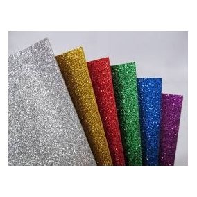 (REX498O) GOMA EVA PAX GLITTER 40X60 ORO - ESCOLAR - GOMA EVA