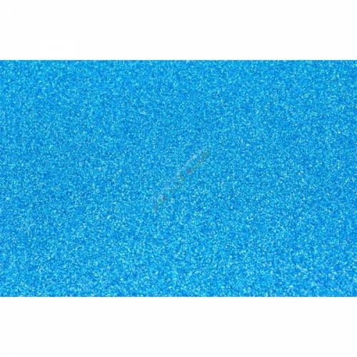 (REX499C) CARTULINA GLITTER 50X35 CELESTE - ESCOLAR - CARTULINA