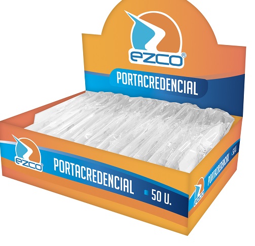PORTA CREDENCIAL PLASTICO 5.5X9.5CM - COMERCIAL - IDENTIFICADORES