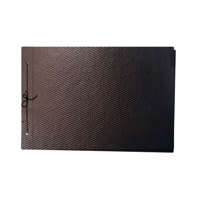 (SKR111) CARPETA EZCO FIBRA NEGRA N5 2T - ESCOLAR - CARPETA DOS TAPAS