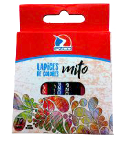 (SKR40) LAPIZ DE COLOR MITO X12 CORTOS - ESCOLAR - LAPICES