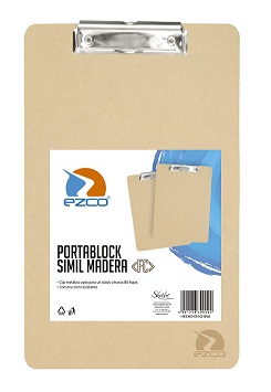 (SKR51) PORTA BLOCK SIMIL MADERA EZCO OFICI - COMERCIAL - TABLEROS
