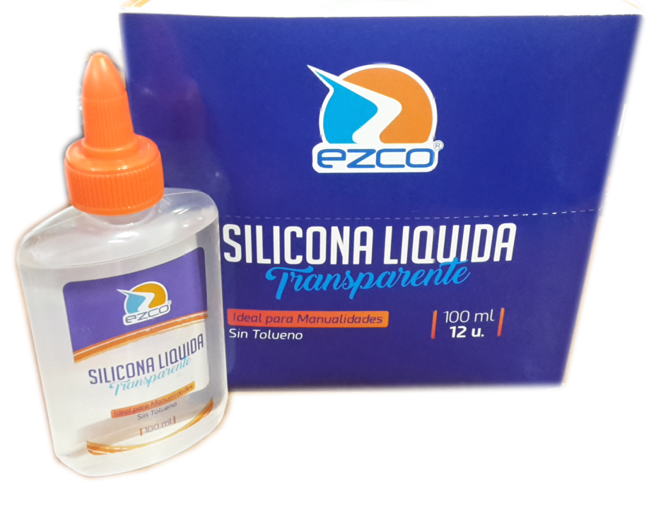 (SKR55) ADHESIVO SILICONA LIQUIDA EZCO 100G - ESCOLAR - ADHESIVOS