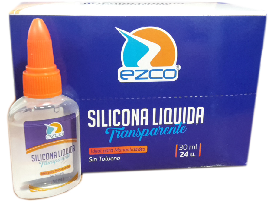 (SKR62) ADHESIVO SILICONA LIQUIDA EZCO 30GR - ESCOLAR - ADHESIVOS