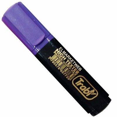 (TRA02W) RESALTADOR TRABI FLUO HIGH VIOLETA - ESCOLAR - RESALTADORES