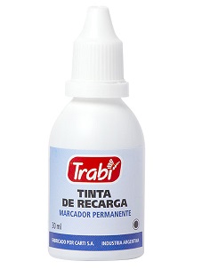 (TRA03N) TINTA TRABI P/MARCADOR PTE NEGRA - COMERCIAL - TINTA PARA MARCADOR