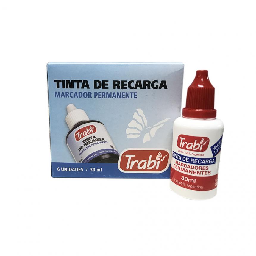 (TRA03R) TINTA TRABI P/MARCADOR PTE ROJO - COMERCIAL - TINTA PARA MARCADOR