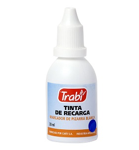 (TRA09N) TINTA TRABI P/MARCADOR PIZARRA NEGR - COMERCIAL - SELLOS